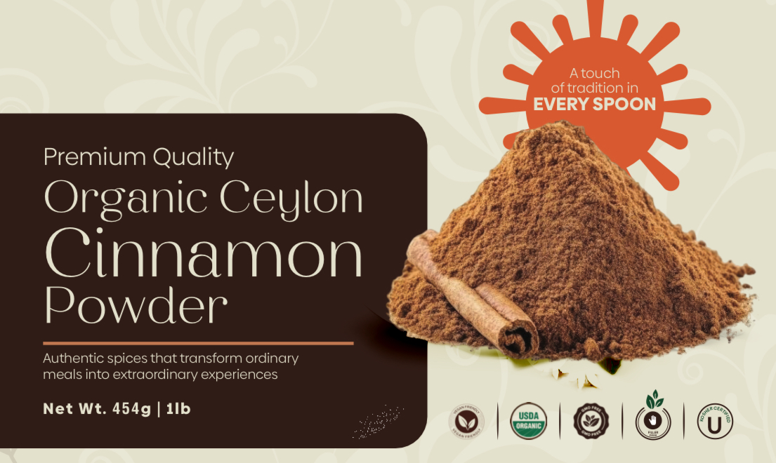 Organic Ceylon Cinnamon Powder